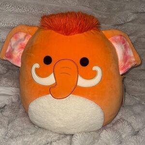 Squishmallow Wilbie Orange Mammoth Stuffed Animal
